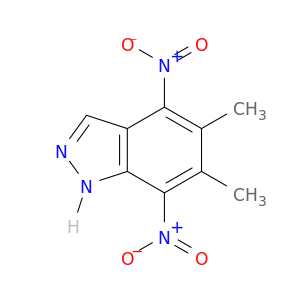 1H-Indazole, 5,6-dimethyl-4,7-dinitro-