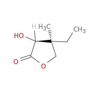 2(3H)-Furanone, 4-ethyldihydro-3-hydroxy-4-methyl-, (3S,4S)-