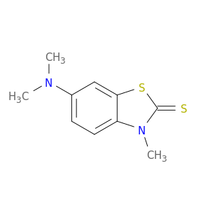2(3H)-Benzothiazolethione, 6-(dimethylamino)-3-methyl-