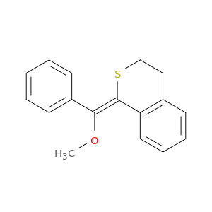 1H-2-Benzothiopyran, 3,4-dihydro-1-(methoxyphenylmethylene)-, (E)-