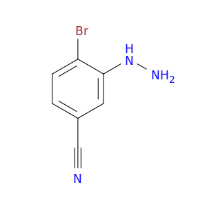 4-Bromo-3-hydrazinylbenzonitrile