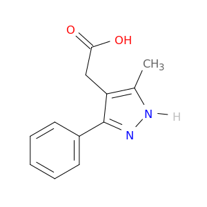 2-(5-Methyl-3-phenyl-1H-pyrazol-4-yl)acetic acid