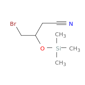 Butanenitrile, 4-bromo-3-[(trimethylsilyl)oxy]-