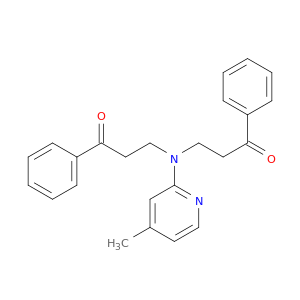 1-Propanone, 3,3'-[(4-methyl-2-pyridinyl)imino]bis[1-phenyl-