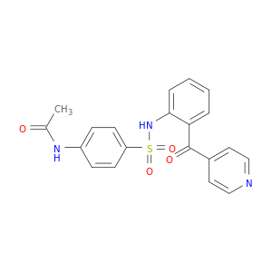 Acetamide, N-[4-[[[2-(4-pyridinylcarbonyl)phenyl]amino]sulfonyl]phenyl]-