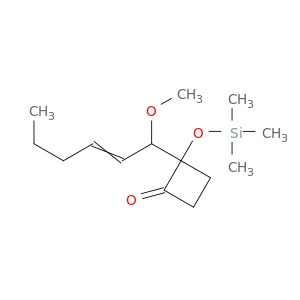Cyclobutanone, 2-(1-methoxy-2-hexenyl)-2-[(trimethylsilyl)oxy]-