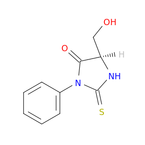 4-Imidazolidinone, 5-(hydroxymethyl)-3-phenyl-2-thioxo-, (R)-