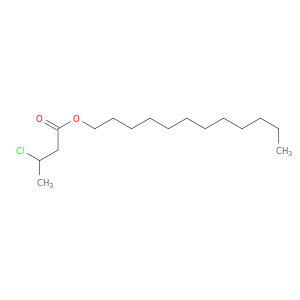 Butanoic acid, 3-chloro-, dodecyl ester