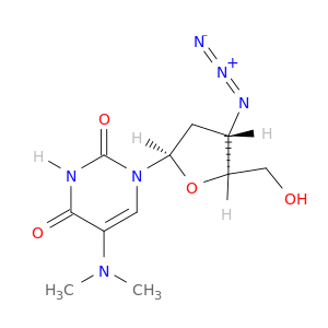 Uridine,3'-azido-2',3'-dideoxy-5-(dimethylamino)-, monohydrochloride (9CI)