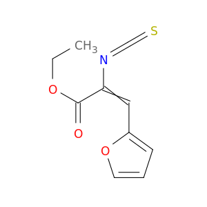 2-Propenoic acid, 3-(2-furanyl)-2-isothiocyanato-, ethyl ester
