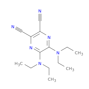 2,3-Pyrazinedicarbonitrile, 5,6-bis(diethylamino)-