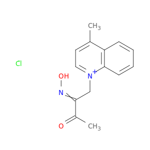 Quinolinium, 1-[2-(hydroxyimino)-3-oxobutyl]-4-methyl-, chloride