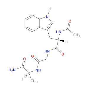 L-Alaninamide, N-acetyl-L-tryptophylglycyl-