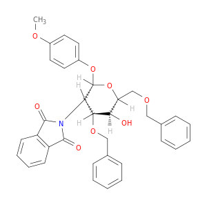 4-甲氧苯基-3,6-二-<I>O</I>-苄基-2-脱氧-2-苯二甲酰亚氨基- Β-<SMALL>D</SMALL>-吡喃葡萄糖苷