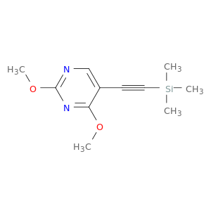 Pyrimidine, 2,4-dimethoxy-5-[(trimethylsilyl)ethynyl]-