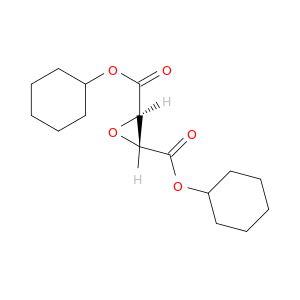 2,3-Oxiranedicarboxylic acid, dicyclohexyl ester, trans-
