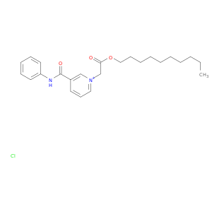 1-DECYLOXYCARBONYLMETHYL-3-(PHENYLCARBAMOYL)PYRIDINIUM CHLORIDE