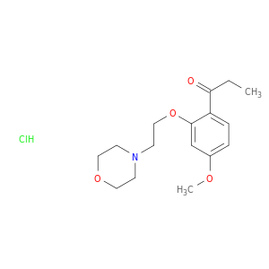 1-{4-methoxy-2-[2-(morpholin-4-yl)ethoxy]phenyl}propan-1-one hydrochloride(1:1)