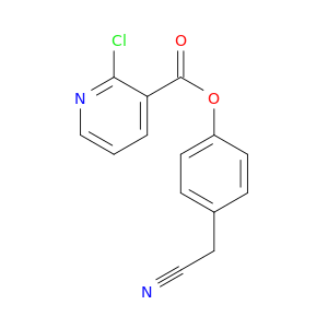 3-Pyridinecarboxylicacid, 2-chloro-, 4-(cyanomethyl)phenyl ester