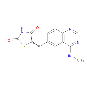 2,4-Thiazolidinedione, 5-[[4-(methylamino)-6-quinazolinyl]methylene]-