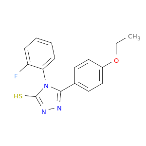5-(4-Ethoxyphenyl)-4-(2-fluorophenyl)-4H-1,2,4-triazole-3-thiol