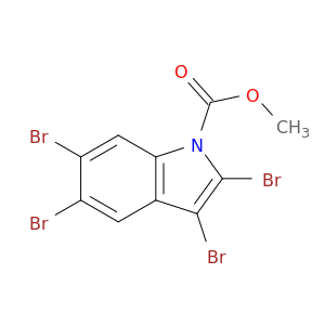 1H-Indole-1-carboxylic acid, 2,3,5,6-tetrabromo-, methyl ester