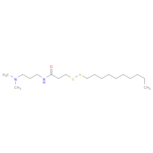 Propanamide, 3-(decyldithio)-N-[3-(dimethylamino)propyl]-