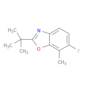 Benzoxazole, 2-(1,1-dimethylethyl)-6-fluoro-7-methyl- (9CI)
