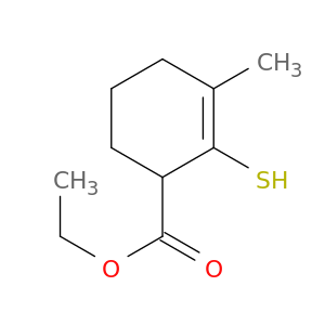 2-Cyclohexene-1-carboxylic acid, 2-mercapto-3-methyl-, ethyl ester