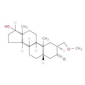 Androstan-3-one,17-hydroxy-2-(methoxymethyl)-, (2a,5a,17b)-