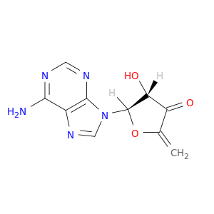 Adenosine, 4',5'-didehydro-3',5'-dideoxy-3'-oxo-