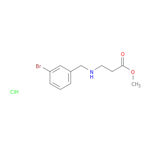 Methyl 3-{[(3-Bromophenyl)methyl]amino}propanoate Hydrochloride