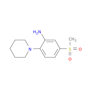 Benzenamine,5-(methylsulfonyl)-2-(1-piperidinyl)-