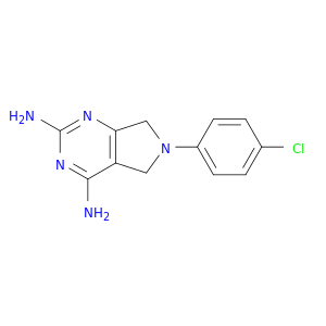 5H-Pyrrolo[3,4-d]pyrimidine-2,4-diamine,6-(4-chlorophenyl)-6,7-dihydro-