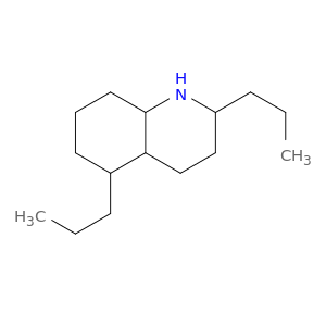 Quinoline, decahydro-2,5-dipropyl-, (2S-(2alpha,4abeta,5beta,8abeta))-