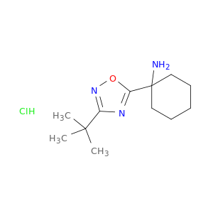 环己胺,1-[3-(1,1-二甲基乙基)-1,2,4-恶二唑-5-基]-,盐酸盐(1：1)