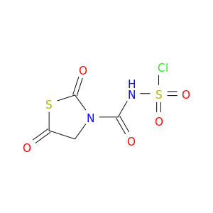 Sulfamoyl chloride, [(2,5-dioxo-3-thiazolidinyl)carbonyl]-