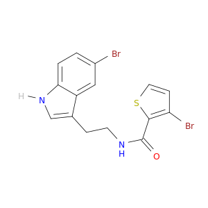 2-Thiophenecarboxamide, 3-bromo-N-[2-(5-bromo-1H-indol-3-yl)ethyl]-