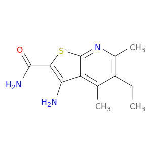 3-Amino-5-ethyl-4,6-dimethylthieno[2,3-b]pyridine-2-carboxamide