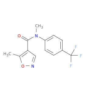4-Isoxazolecarboxamide, N,5-dimethyl-N-[4-(trifluoromethyl)phenyl]-