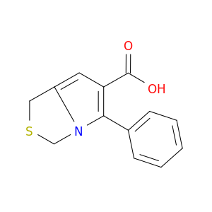 1H,3H-Pyrrolo[1,2-c]thiazole-6-carboxylic acid, 5-phenyl-