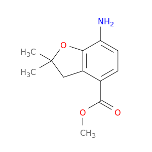 7-氨基-2,2-二甲基-2,3-二氢苯并呋喃-4-甲酸甲酯