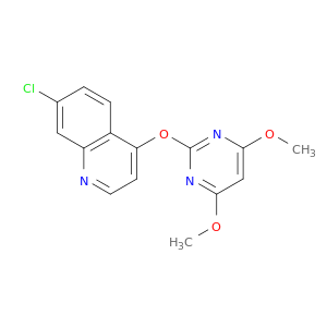 Quinoline, 7-chloro-4-[(4,6-dimethoxy-2-pyrimidinyl)oxy]-