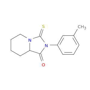 2-(3-methylphenyl)-3-thioxohexahydroimidazo[1,5-a]pyridin-1(5h)-one
