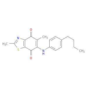 4,7-Benzothiazoledione, 6-[(4-butylphenyl)amino]-2,5-dimethyl-