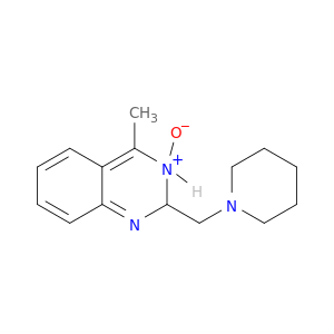 Quinazoline,4-methyl-2-(1-piperidinylmethyl)-, 3-oxide