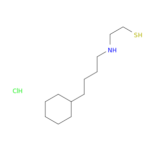 2-[(4-cyclohexylbutyl)amino]ethanethiol hydrochloride(1:1)