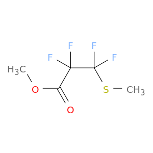 Propanoic acid, 2,2,3,3-tetrafluoro-3-(methylthio)-, methyl ester