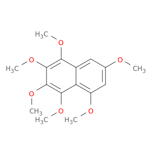 Naphthalene, 1,2,3,4,5,7-hexamethoxy-