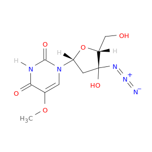 Uridine,3'-azido-2',3'-dideoxy-5-methoxy- (9CI)